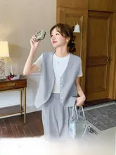 トレンド感漂うマタニ ティベスト＆フィットTシャツ・ロングパンツ【夏用・極上の柔らかさ・スタイルアップ】（セットアップ対応）