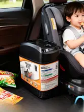 Carmate 車載ゴミ箱【傘収納機能付き・前後席用・便利な収納ボックス】