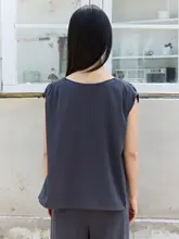 2点セット レディース ギャザー パフスリーブ Tシャツ ワイドパンツ マキシ丈 「seei」