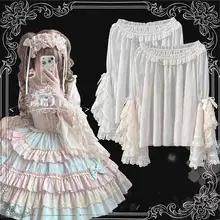 ロリータ風 レース付きキャミソール【姫袖・春夏用】