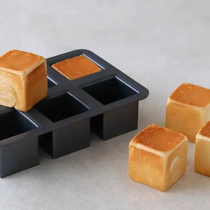 ミニ型四角型ケーキ型【家庭用・焼き菓子製作用】（セットアップ対応）
