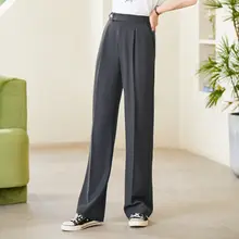 ベツ 高腰ワイドレッグパンツ【女性用・フィット・春用・カジュアル】