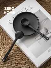 ZERO HOME 陶器製デザートスプーン【シンプル・おしゃれ・コーヒー用・混ぜる用】