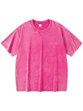 夏用ゆったりとした純綿の半袖Tシャツ【レトロ風・クルーネック・通気性良好】