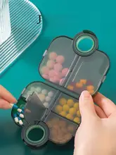 薬ケース ピルケース 携帯用 コンパクト 小分け 密閉 錠剤収納 サプリケース 「JOJO'S L. PD.」
