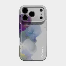 独特なデザインのiPhone用ケース【全包対応・女子向け・アート感漂う抽象柄】