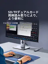 Type-Cスマホ用カードリーダー【USB3.0・高速・SD/TFカード対応・OTG機能】