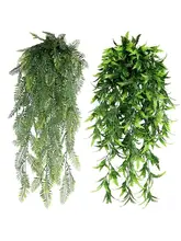 壁掛け装飾用 フェイクツル植物【モンステラ・壁面用・インテリア小物】