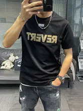 夏用 メンズ 半袖Tシャツ【クルーネック・プリント刺繍・フィット】