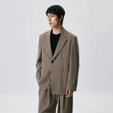 簡単お手入れのメンズカジュアルジャケット【春秋向け・パッド入り・ブレザータイプ】