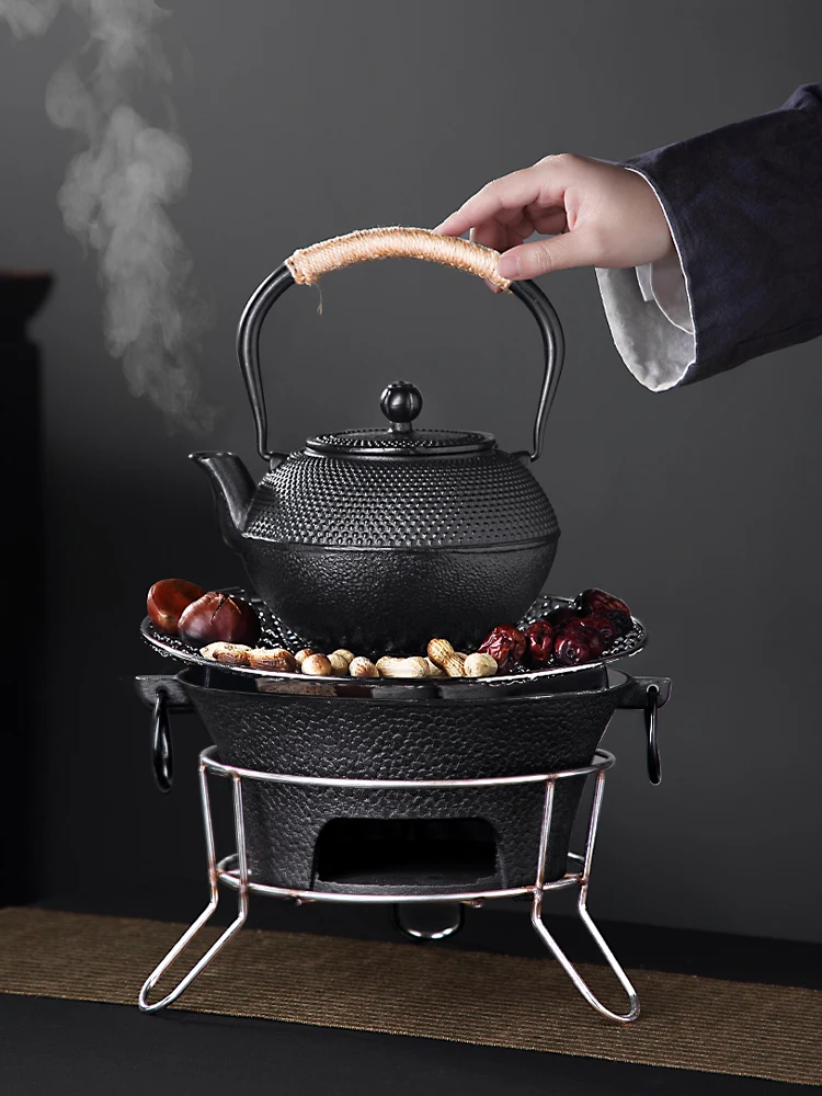 鋳鉄製日式囲炉裏用茶器セット：唐丰TF5405-212196の実用性と設置シーン