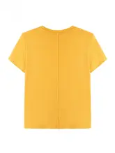 シンプルなデザインの短袖Tシャツ【夏用・ゆったり・クルーネック・スタイル】