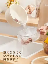 多機能洗面器【キッチン用・水切りバスケット・果物洗浄に最適】