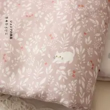 赤ちゃん用キャラクターコットン布【二重ガーゼ・手洗いタオル・ベッド用】
