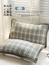 極上の柔らかさのコットン枕カバー【防油・吸汗・固定可能】（セットアップ対応）