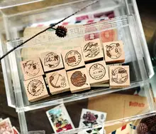 レトロデザインの郵便スタンプ【手帳用・マレーシア製・限定版】