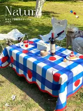ピクニックテーブルクロス【防水・熱に強い・カートゥーンデザイン・アウトドア用】