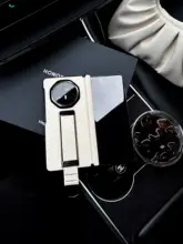 HONOR Magic V3用 レザー製 折りたたみスマホケース【全包カバー・スタンド機能・上質な本革・カップル向け】