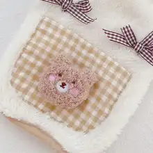 ペット用毛皮ベアベスト【秋冬用・ふわふわ・小型犬・部屋着】