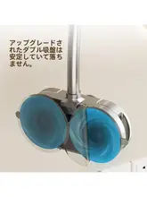 穴あけ不要！壁掛け式ドライヤースタンド【吸盤付き・旋回機能・両手を解放】