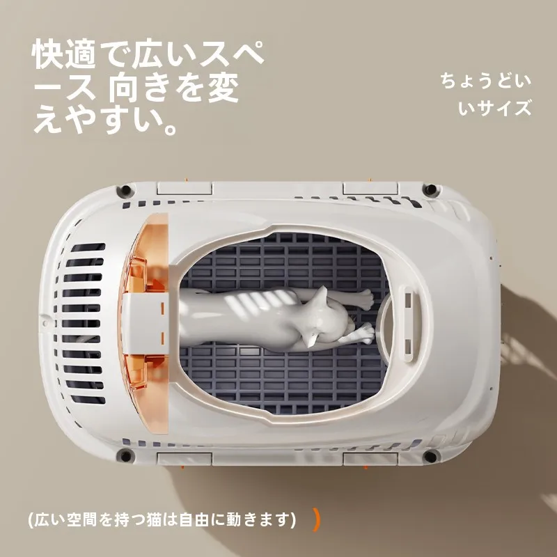 ペット用キャリーケース：災害時や引っ越しに最適な航空輸送対応モデル