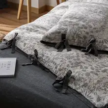 ダブルガーゼ四点布団カバー【全棉・シンプルデザイン・和風】（セットアップ対応）
