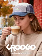 秋冬用 パッチワーク配色 コーデュロイキャップ【ソフトトップ・UVカット・カジュアル】