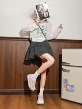 通気性のある厚底カジュアルスニーカー【マジックテープ・白・女性用】