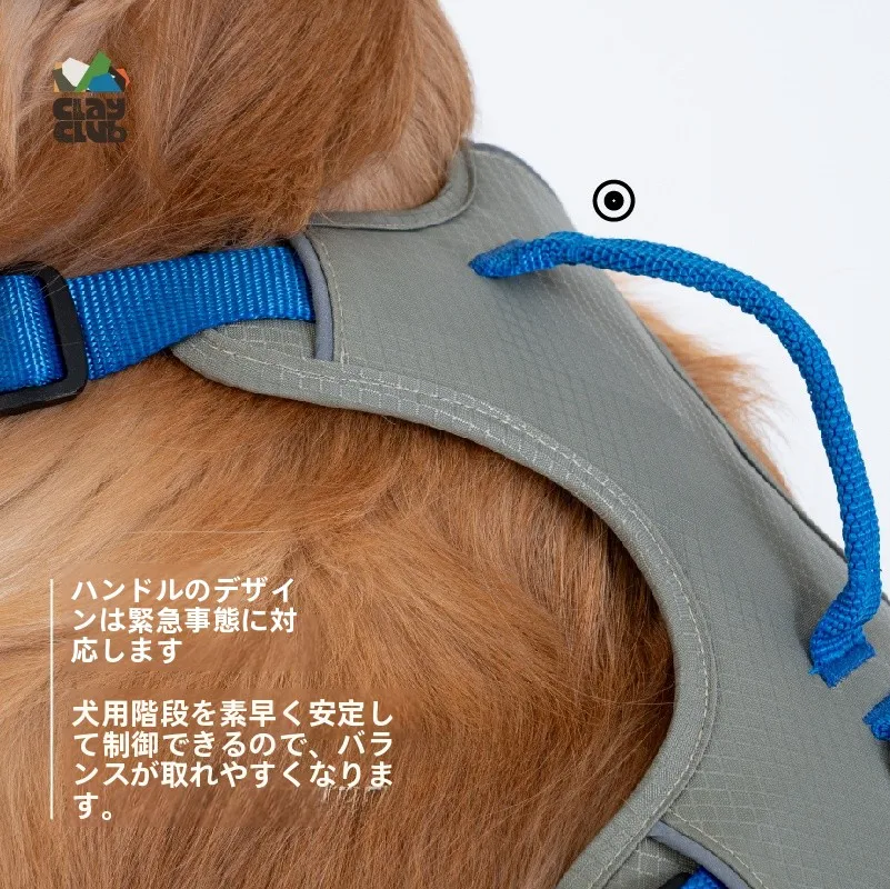 軽量透湿性ハーネス付き犬用リード：中小型犬向けの爆発防止デザインが実用性を確保