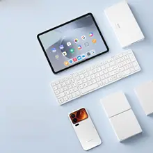 B．O．W 折りたたみ式ワイヤレスBluetoothキーボード【静音・ポータブル・iPad/MatePad Pro/Air対応・快適なタイピング】