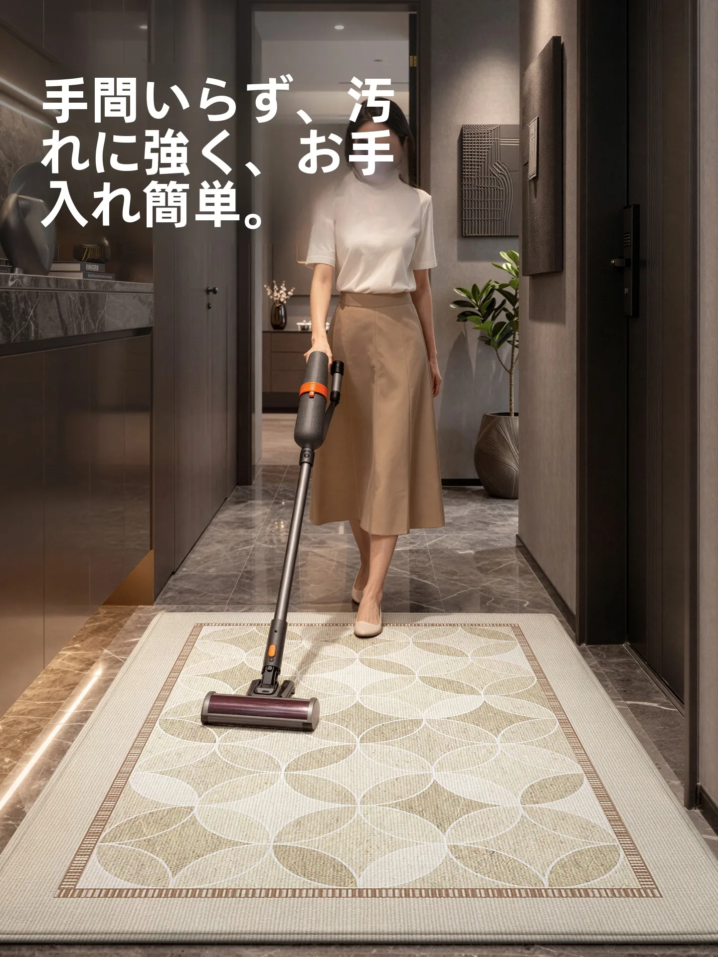 滑り止め玄関マット ケニアフリース製：汚れにくい機織り矩形マットの実用性と適用シーン