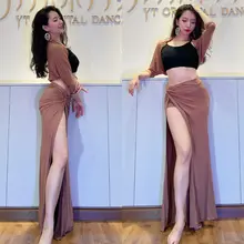 モダール製 ベリーダンス練習服【初心者向け・女性用・四点セット】（セットアップ対応）