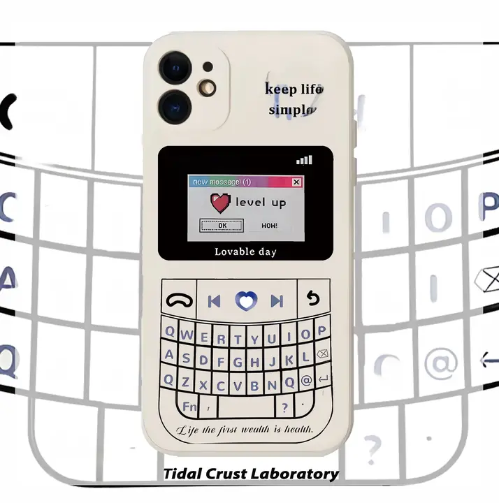 ユニークなデザインの全包型スマホケース【液体シリコン・カートゥーンスタイル・iPhone等対応】