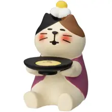 デスクトップ飾り用の猫デザインオブジェ【和風・中秋節向け・雑貨】

