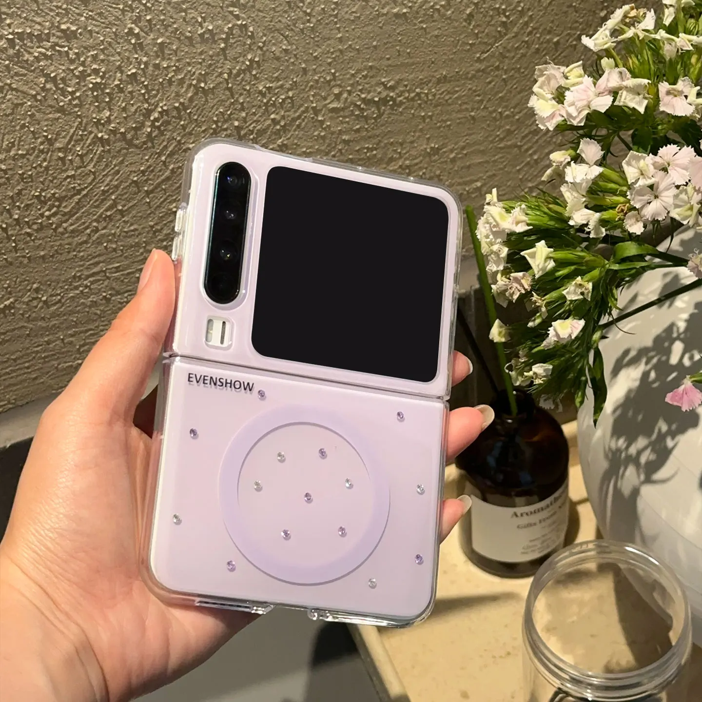 特別なデザインのマグネット式スマートフォンケースは華為purax折りたたみに最適か