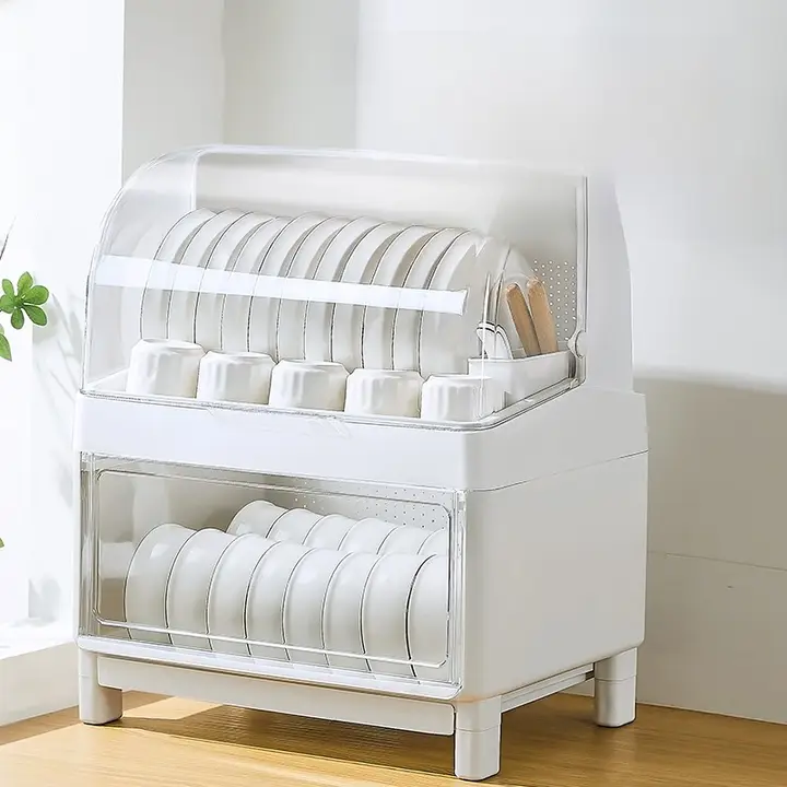 便利な食器収納ラック【水切り機能・キッチン用・家庭用】