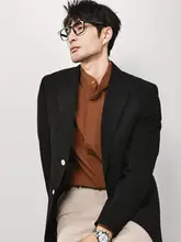 優雅で洗練されたデザイン！男士用結婚式対応ジャケット【ワンボタン・ビーズ縁取り】