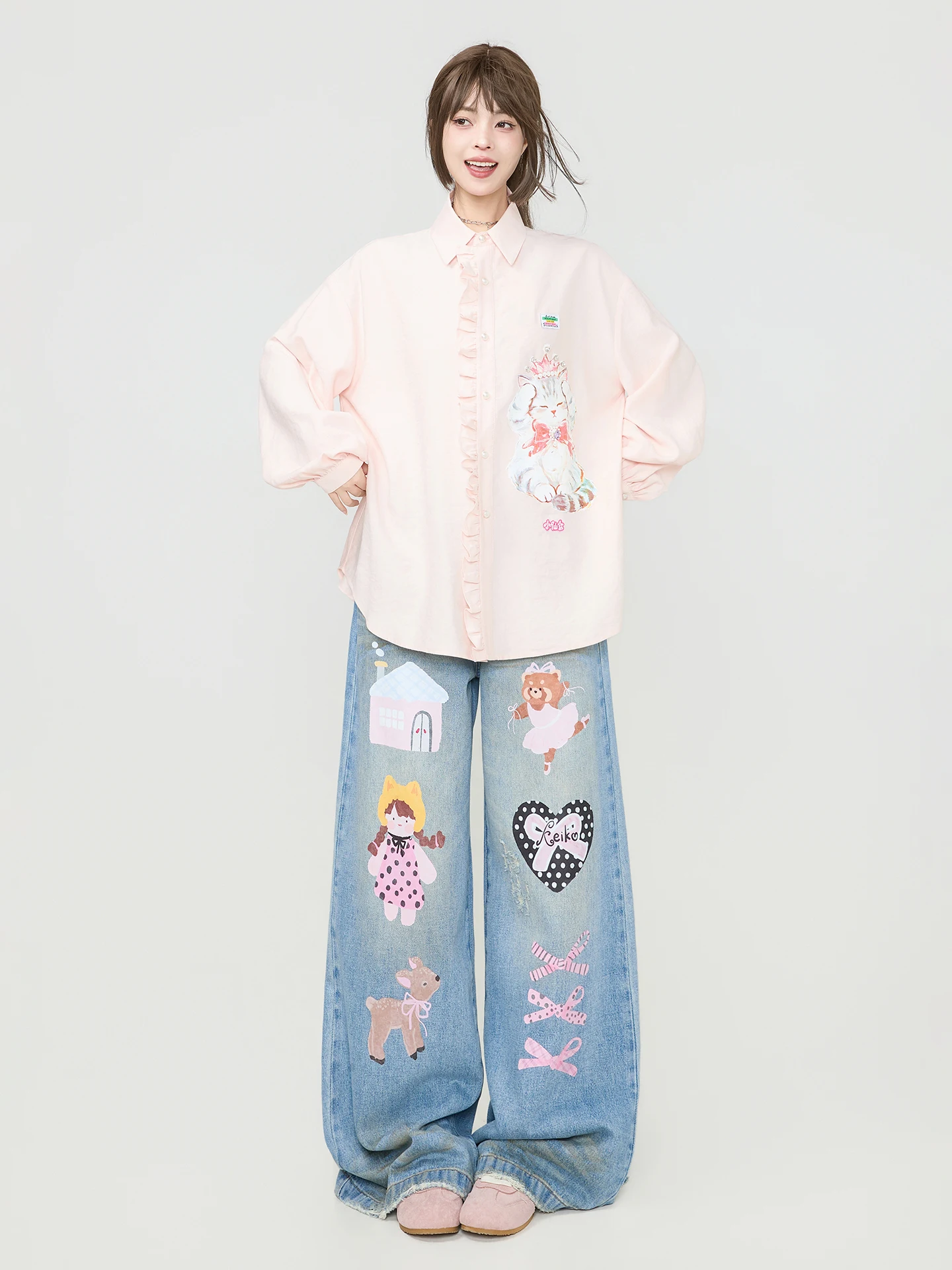 Y2Kスタイルのデニムワイドパンツ：低腰・夏用・涼しげなデザインの実用性とトレンド適合性