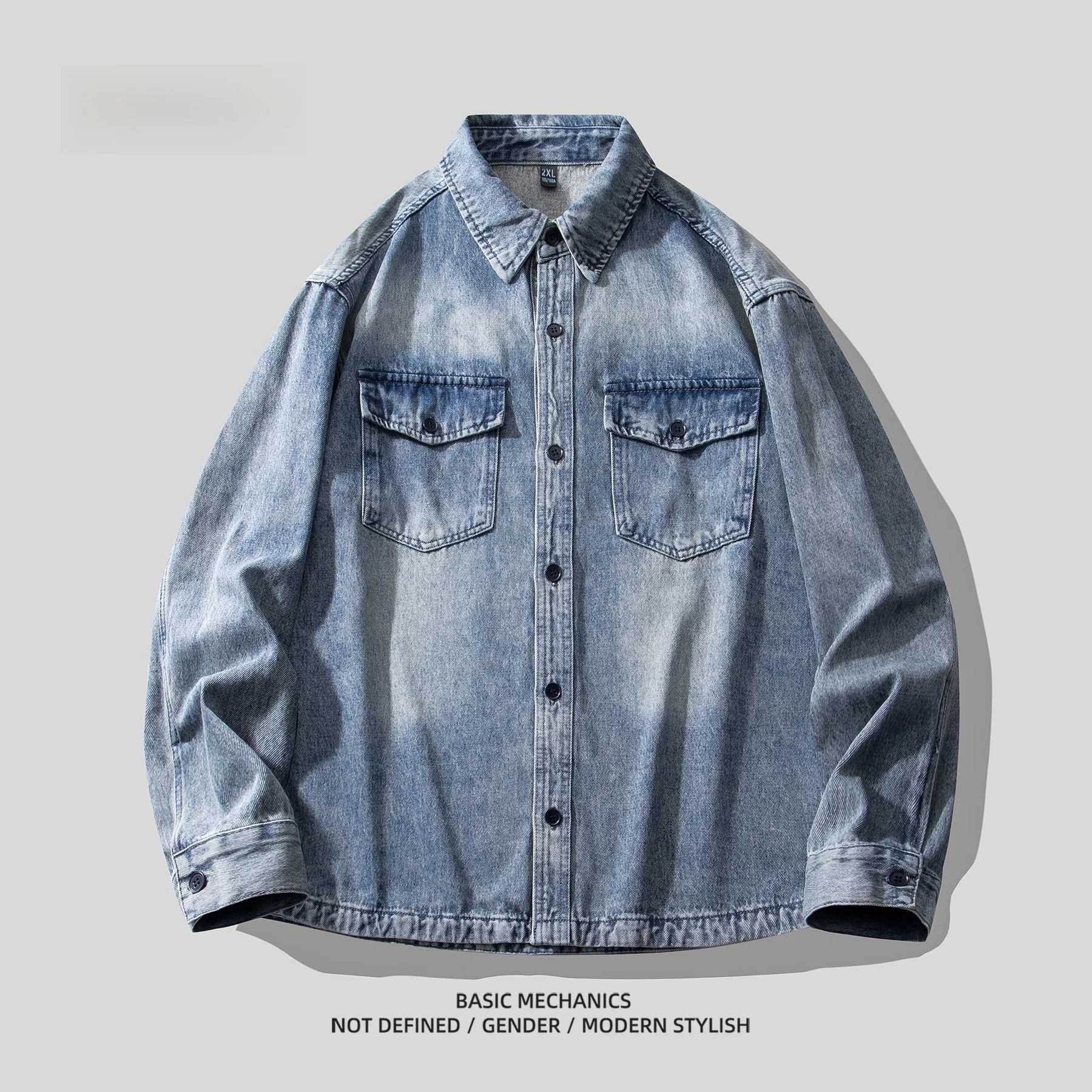 進階焦点 レトロデザイン水洗い加工デニムジャケット：中古市場での価格と状態評価