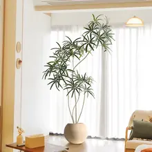 造花 観葉植物 鉢植え カポック 高級感 上品 リアルタッチ 床置き 室内 リビング インテリア