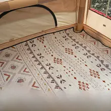 防水加工のアウトドア用エアテントマット【広々とした居住空間・キャンプ用】