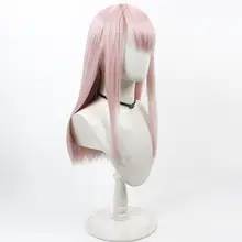 コスプレ用ウィッグ【ピンク・頭皮風デザイン・女性向け】