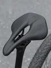 ROCKBRO 自転車用カーボンファイバーヘリテージサドル【穴あけ不要・ロード＆マウンテンバイク用・軽量・クッション性】