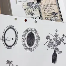木製スタンプとデザインプレートの可愛い文房具【多用途・手帳用】