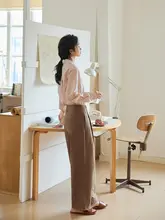 山屿牧玛 コットン製 9分丈カジュアルパンツ【塩縮加工・フィット・ビンテージスタイル】