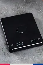 タッチスクリーン式電子コーヒースケール【充電式・タイマー機能付き】