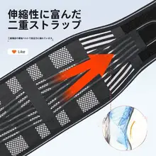 軽量で通気性のある腰用サポーター【スチールプレート支援・男女兼用・四季対応】
