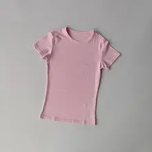 極上の柔らかさの無地ヨガTシャツ【短袖・速乾・吸湿性・フィットタイプ】