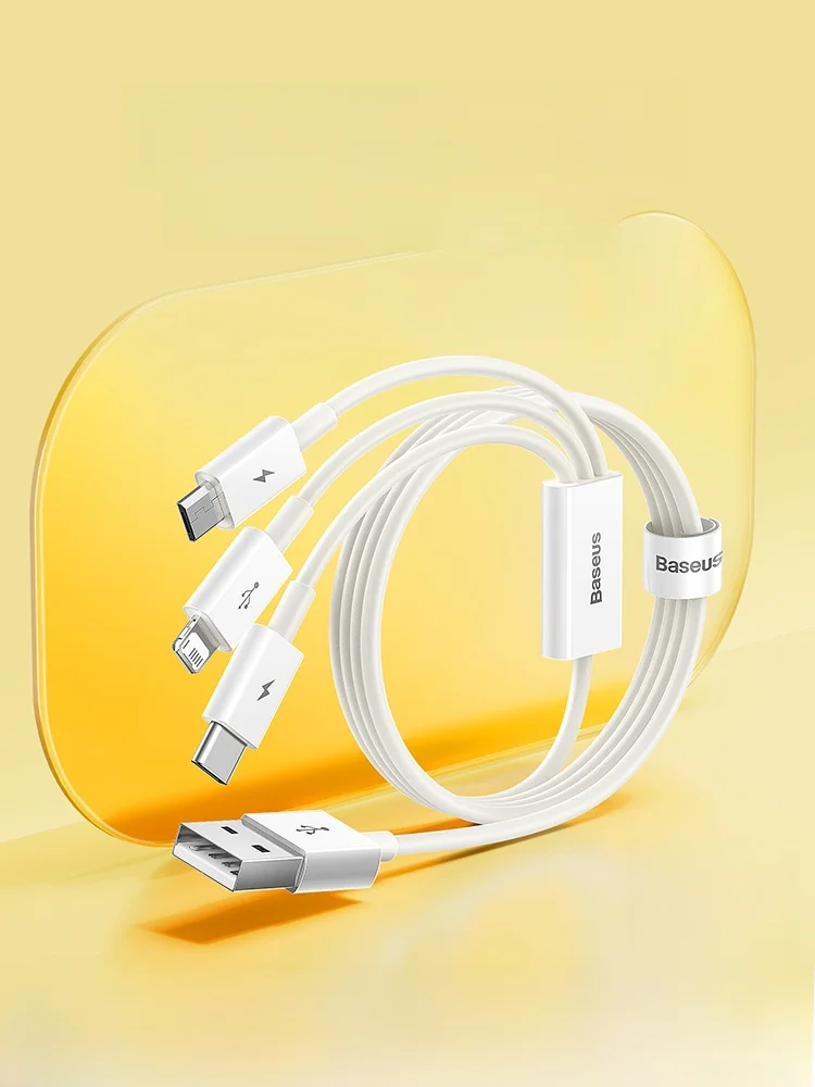 三合一データケーブル：マイクロUSBとType-Cの接続性能を実証