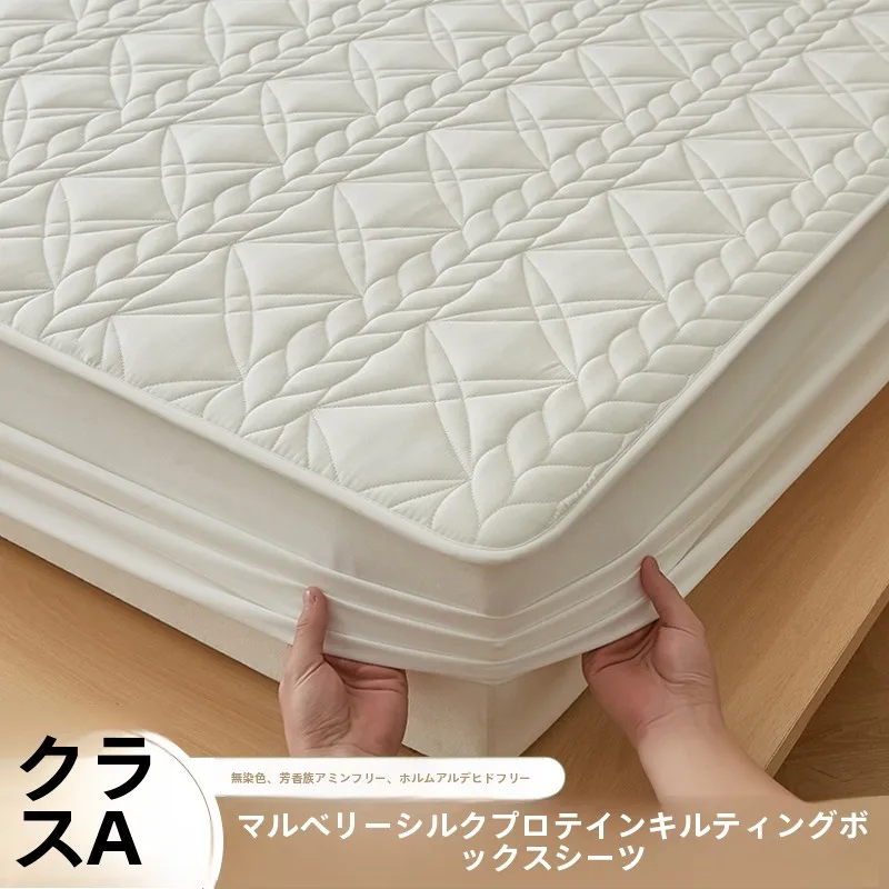 マットレス裏返し用厚手保護カバー：防滑・防塵設計で長期間の使用を実現